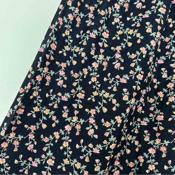 Vintage Floral Summer Pants - Whimsigoth 90s cottagecore indie aesthetic - Picture 4 of 10